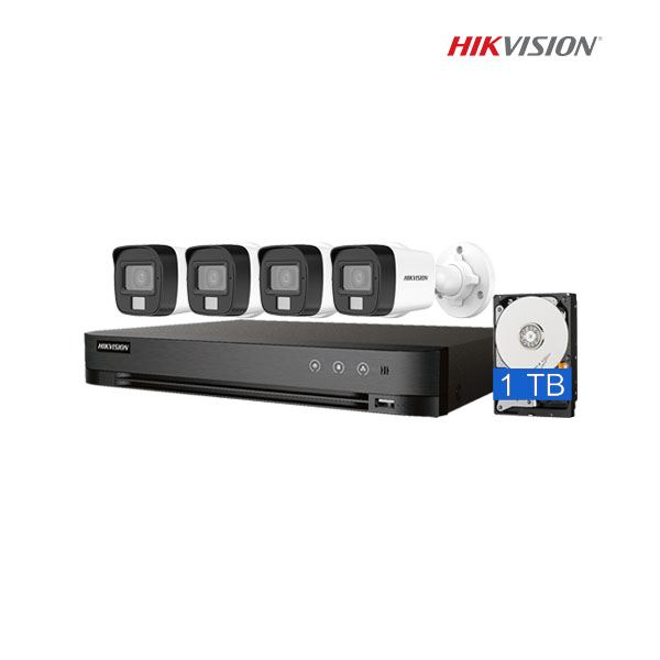 SET-4 Hikvision DS-2CE16D0T-EXLF-2MP
