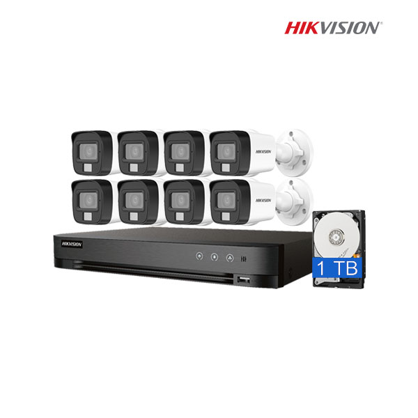 SET-8 Hikvision DS-2CE16D0T-EXLF-SET-2MP